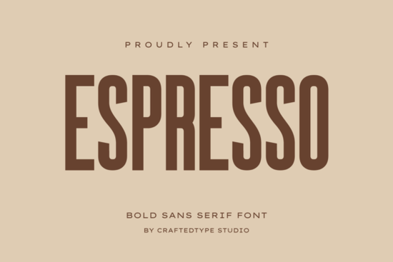 Espresso Font
